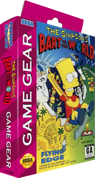 ROM Simpsons, The - Bart vs. The World